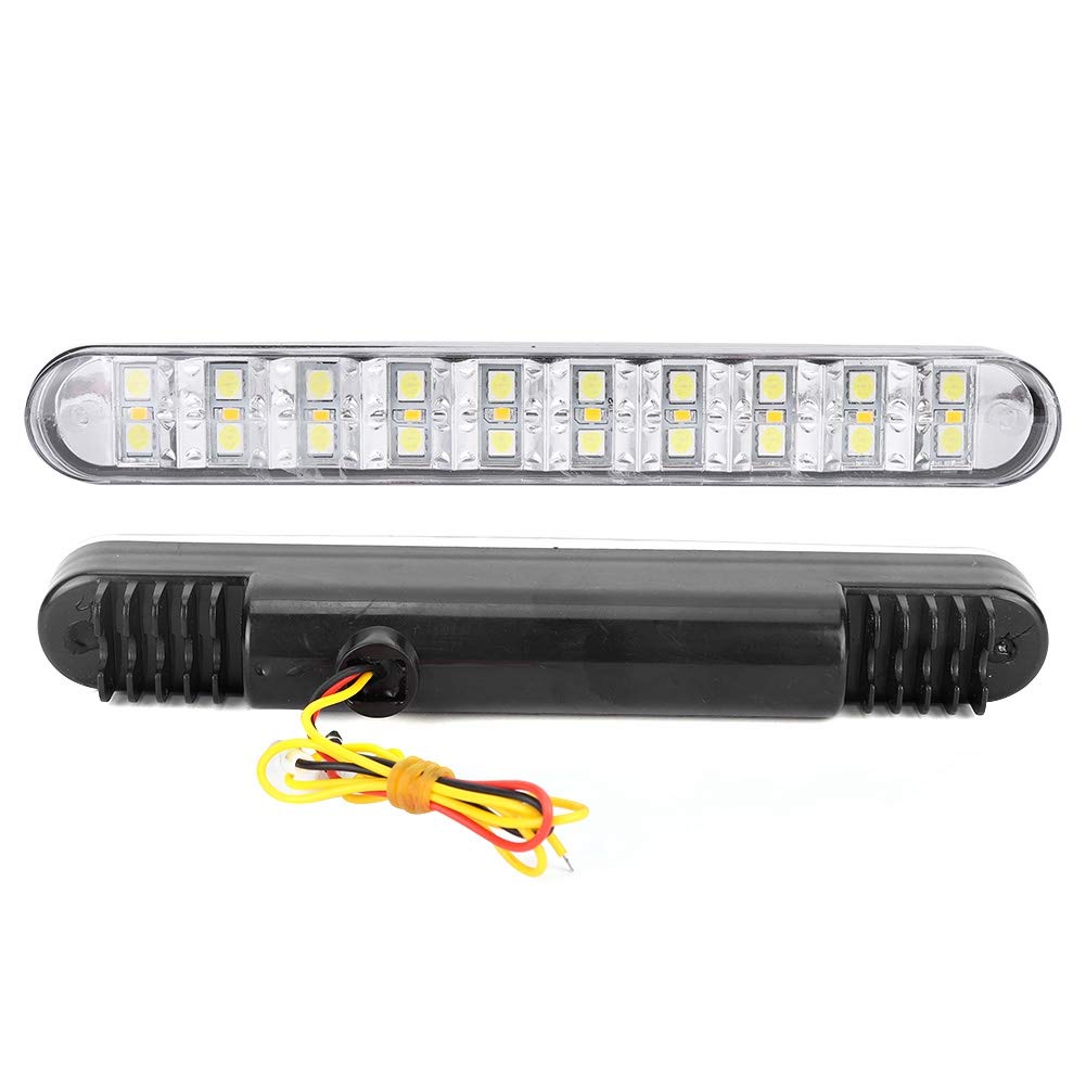 Światła do jazdy dziennej, światła do jazdy dziennej Led, akrylowe światło Led 5050 30led podwójne kolory światła do jazdy dziennej Drl Turn Lamp Fit for Car