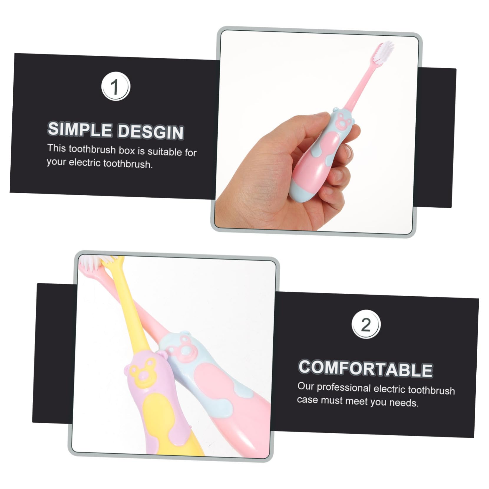 FRCOLOR 18pezzi Spazzolini Per Ragazzo Ragazza Con Design Cartone Setole Morbide Ergonomici e Sicuri Per Pulizia Dei Denti Dei Piccoli Per Sviluppare Buone Abitudini Di Igiene Orale