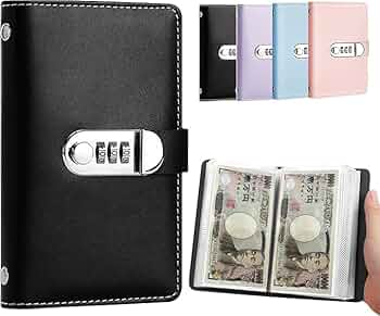 Amazon.co.jp: 貯金箱 お金仕分け 封筒貯金 ファイル バインダー