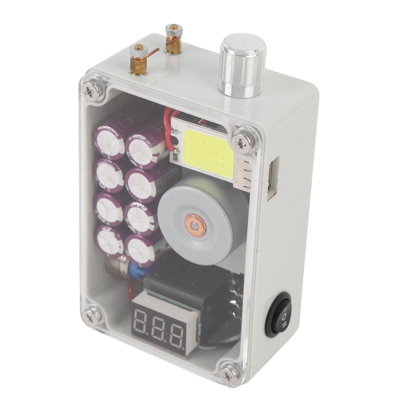 Generatore a manovella, generatore di corrente manuale portatile con uscita USB per le emergenze di campeggio all'aperto, genera energia senza emettere gas nocivi, compatto e leggero
