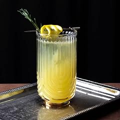 BARCONIC GILDED HIGHBALL GLASS - 14OZ
