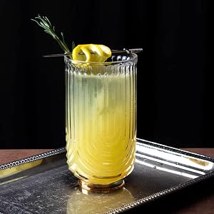 BARCONIC GILDED HIGHBALL GLASS - 14OZ