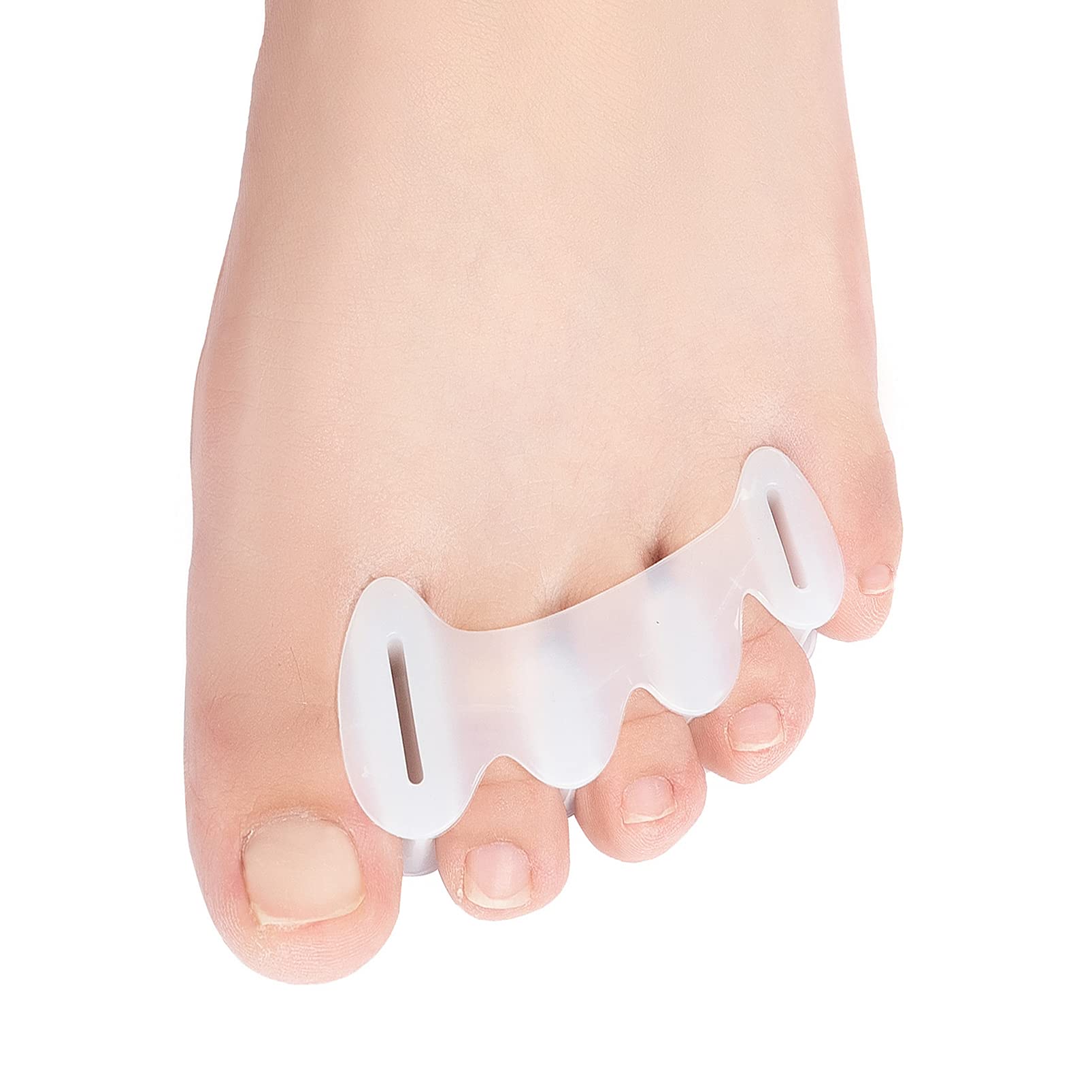 Buy SIQWE 2 pcs Toe Separators Hammer Toe Straightener Big Toe Spacers Correct Crooked Toes