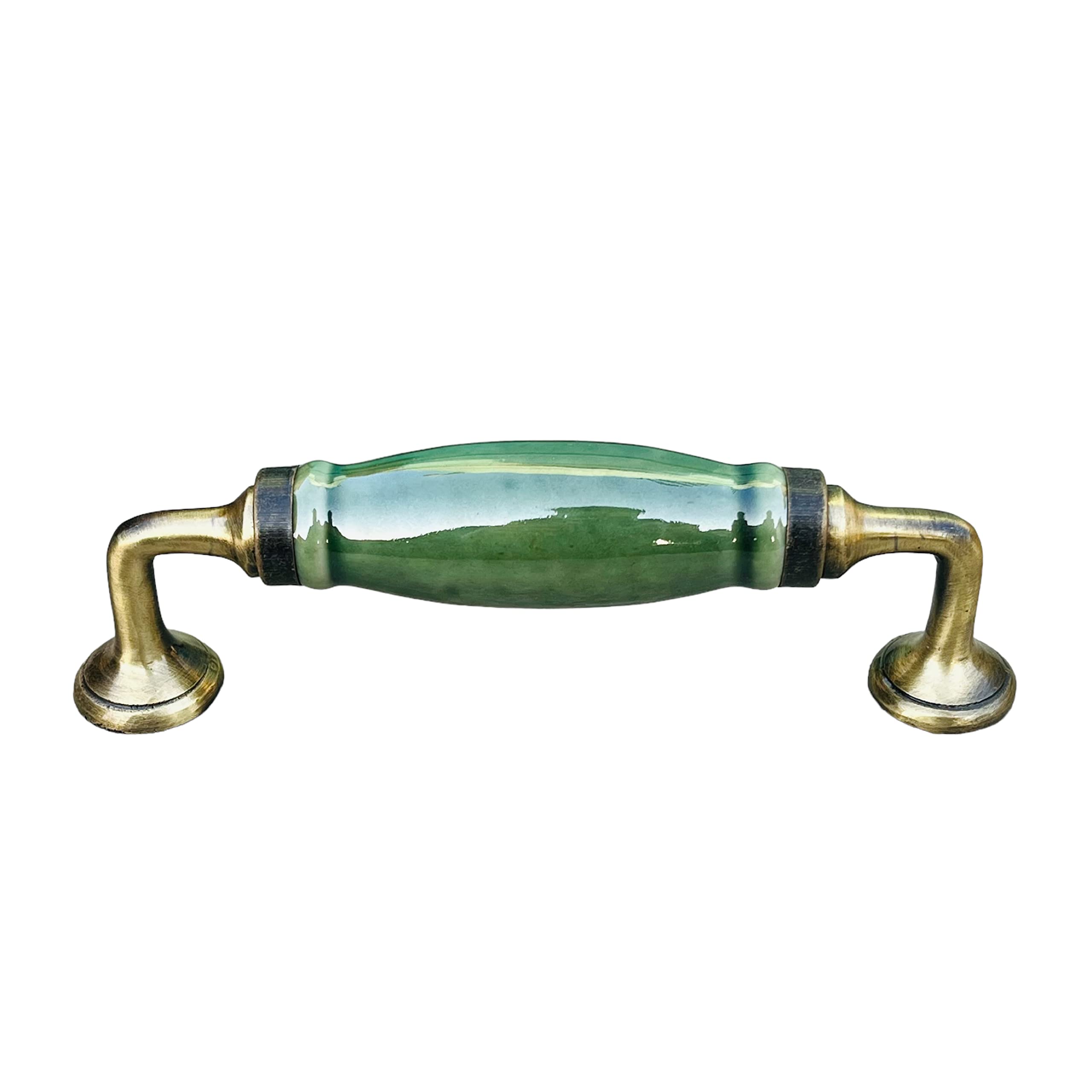 Maison Belle Ceramic Door Handle Gold Antique Finish - Scratch Proof 100% (Size 6 Inch, Sky Blue) — Amazon image 9