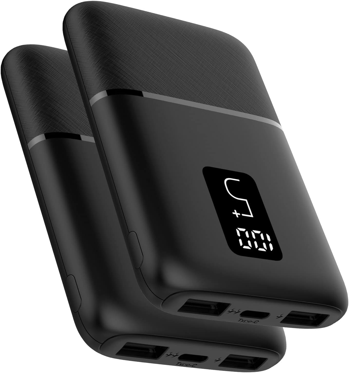 Vida IT 2Pack Small Power Bank USB Battery Pack for Heated