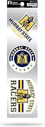 Vista 118 de Rico Industries NCAA - Juego de calcomanías retro de 3 piezas