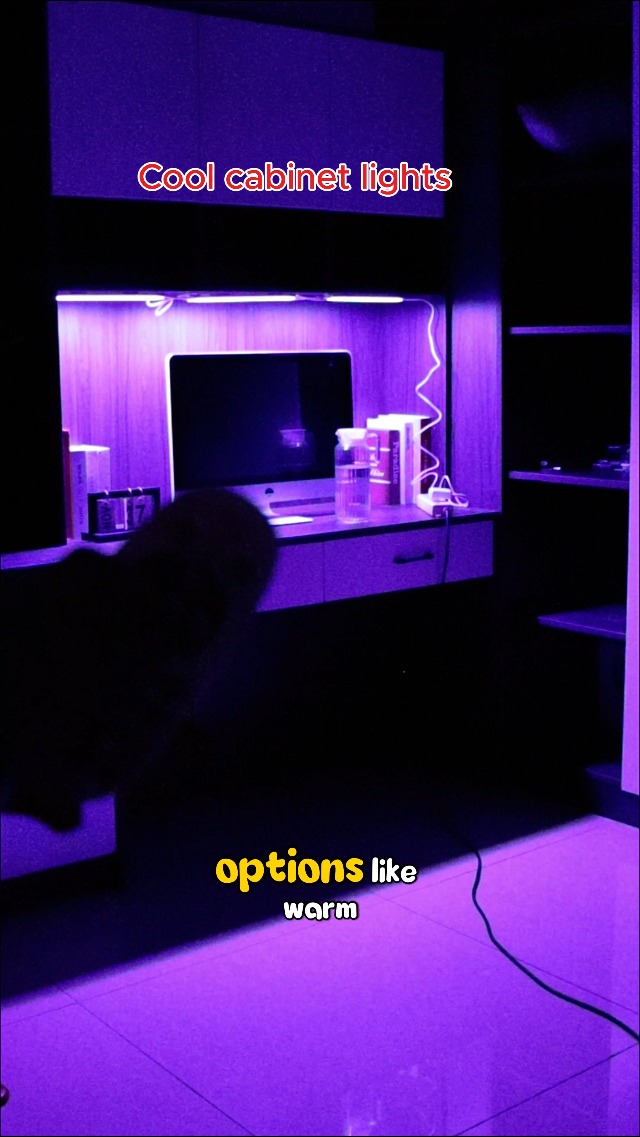 Image of SZOKLED Under Cabinet Lighting Plug in, Hardwired LED Under Cabinet Lights with Timer & Dimmable, 15 RGB Color Changing, 3-Pack