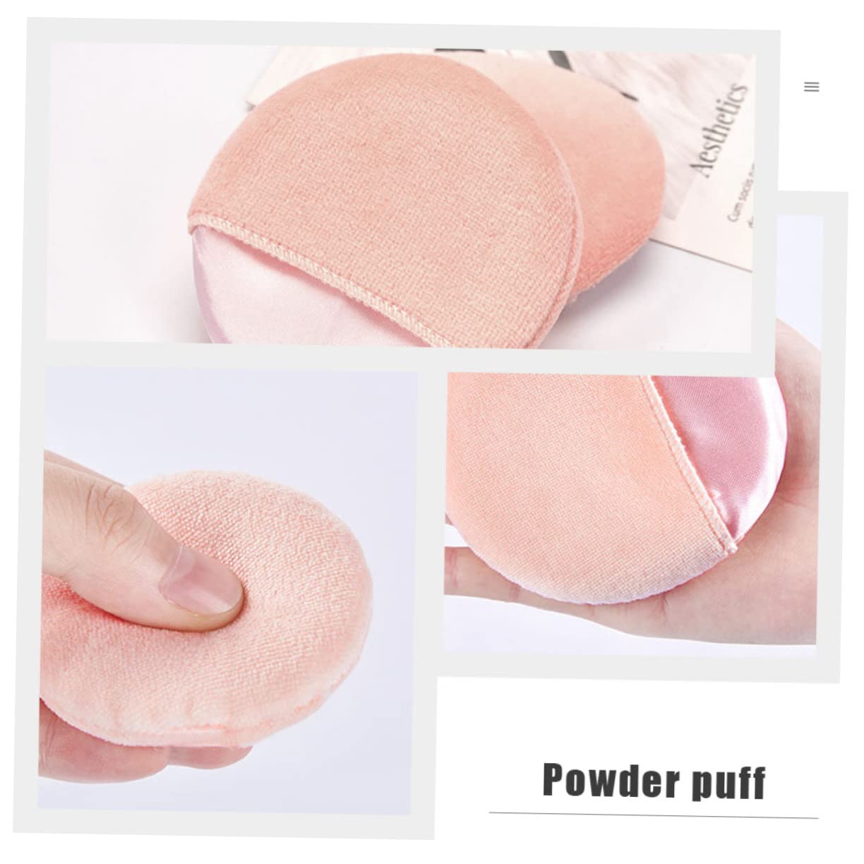 FRCOLOR 50pezzi Spugnette Per Applicatori Per e Blush Facili Morbidi e Confortevoli Per La