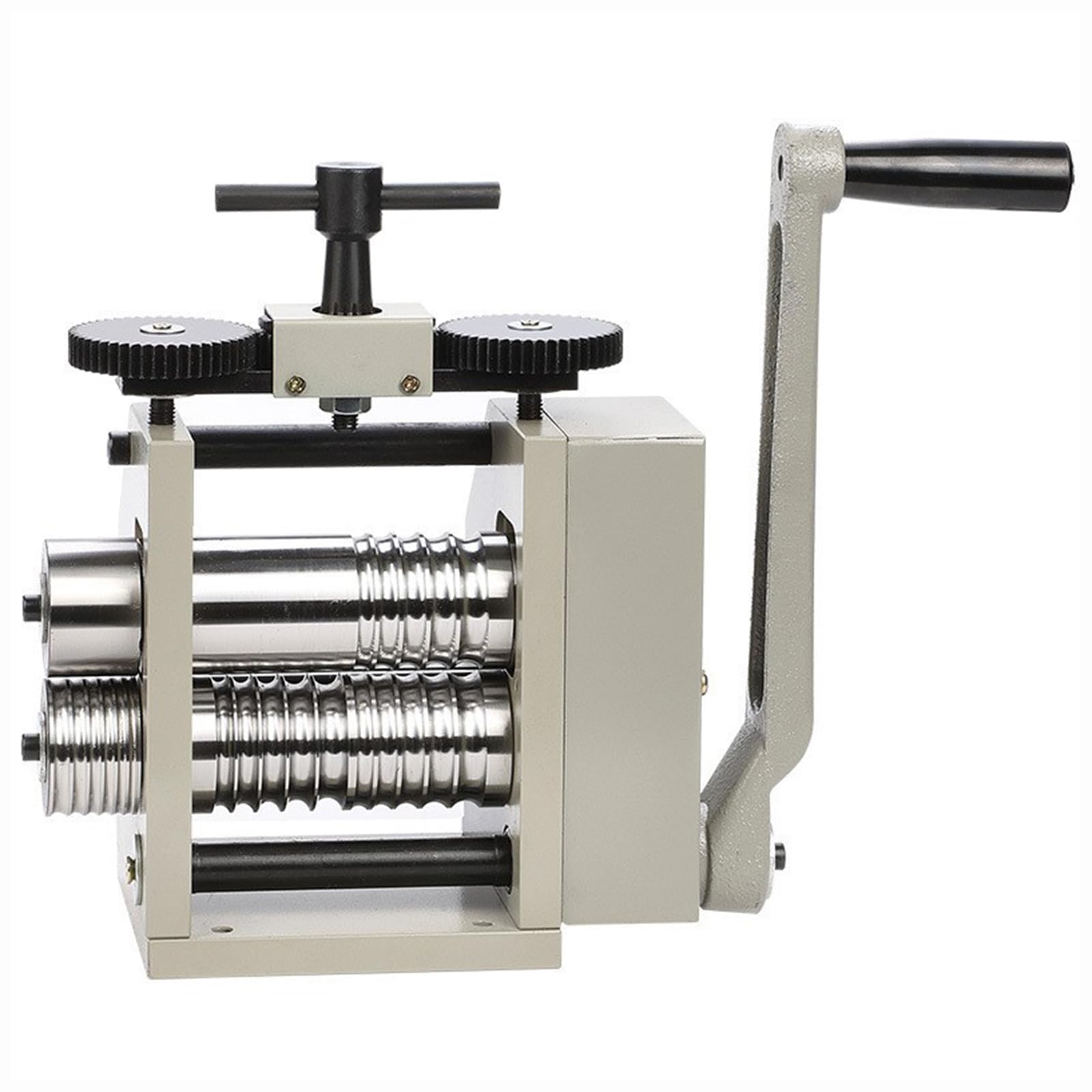 Laminatoio manuale per la creazione di gioielli, strumento multifunzionale con controllo preciso dello spessore per artigianato professionale