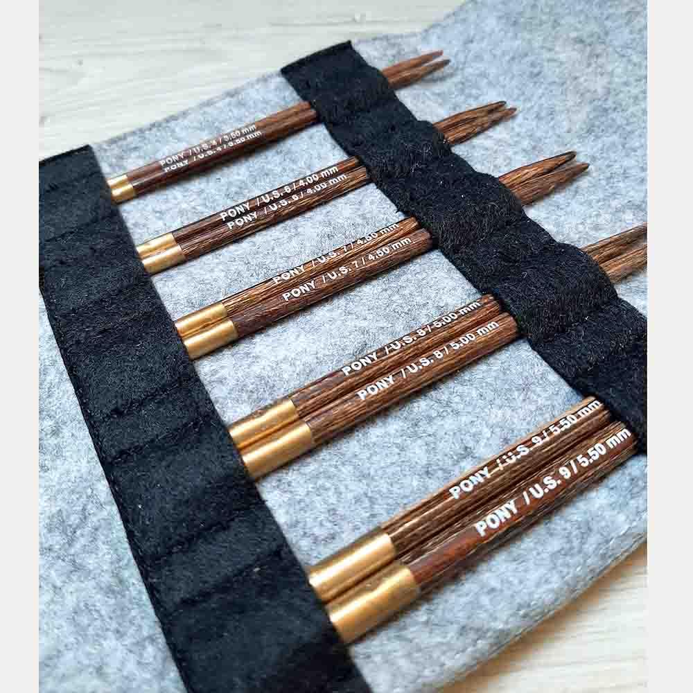 Pony Perfect Rundstricknadels Set 10,5 cm 3,50-5,50 mm - 1 Stück