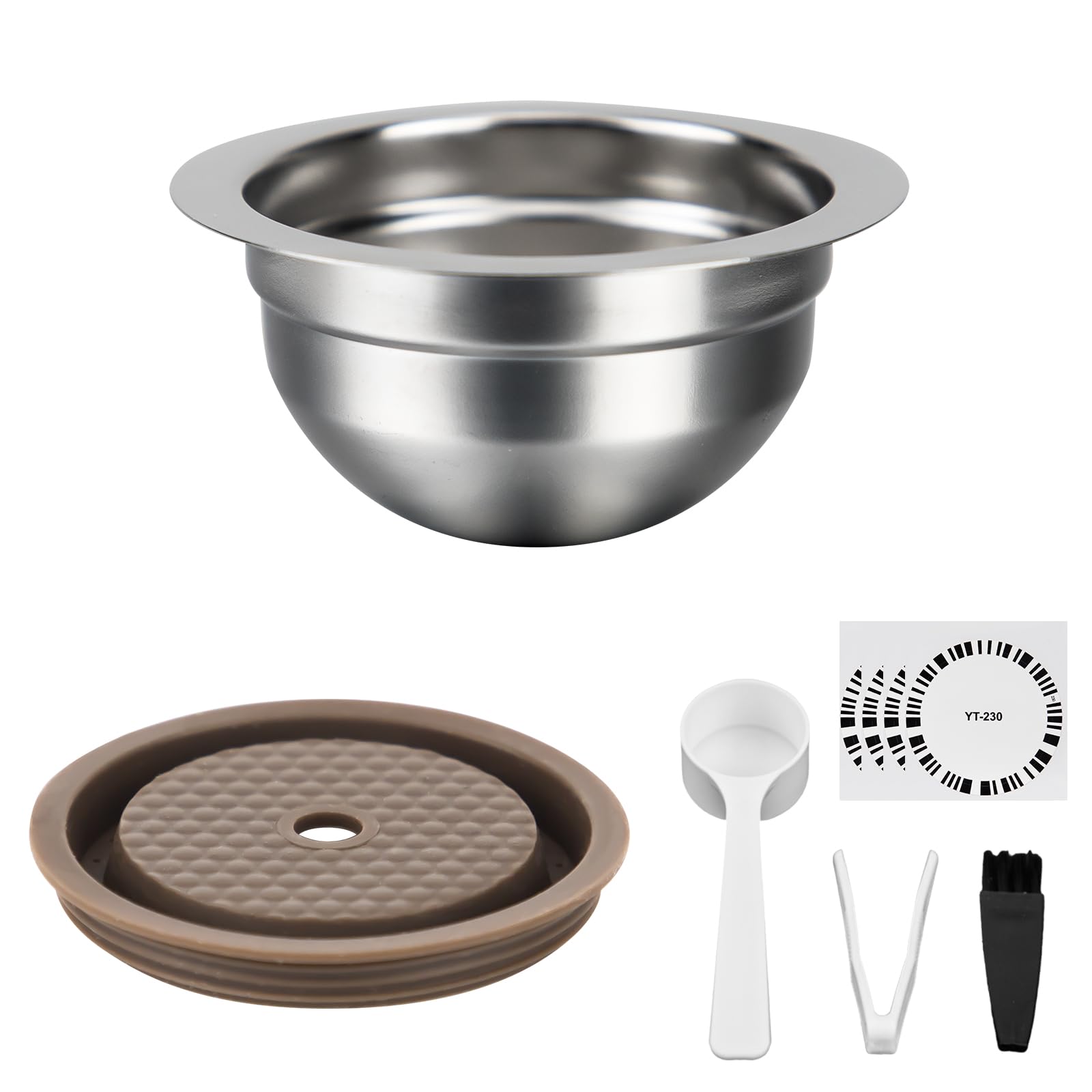 Upgraded Reusable Coffee Pods Compatible with Nespr*SSO Ve*rtuo, 230ML