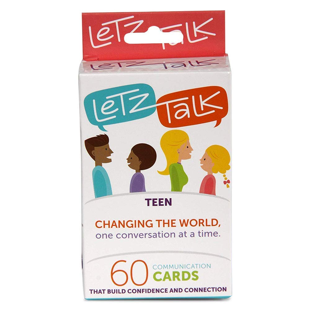 Letz TalkConversation Starter and Question Cards - Builds Self-Esteem and Confidence in Teens