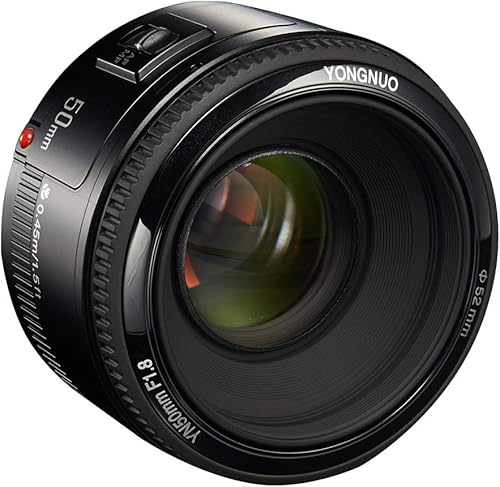 Miniatura 6 de YONGNUO YN50mm F1.8 Lente Prime Estándar Gran Apertura Lente de Enfoque Automático Compatible con Canon EF Mount Rebel DSLR Cámara