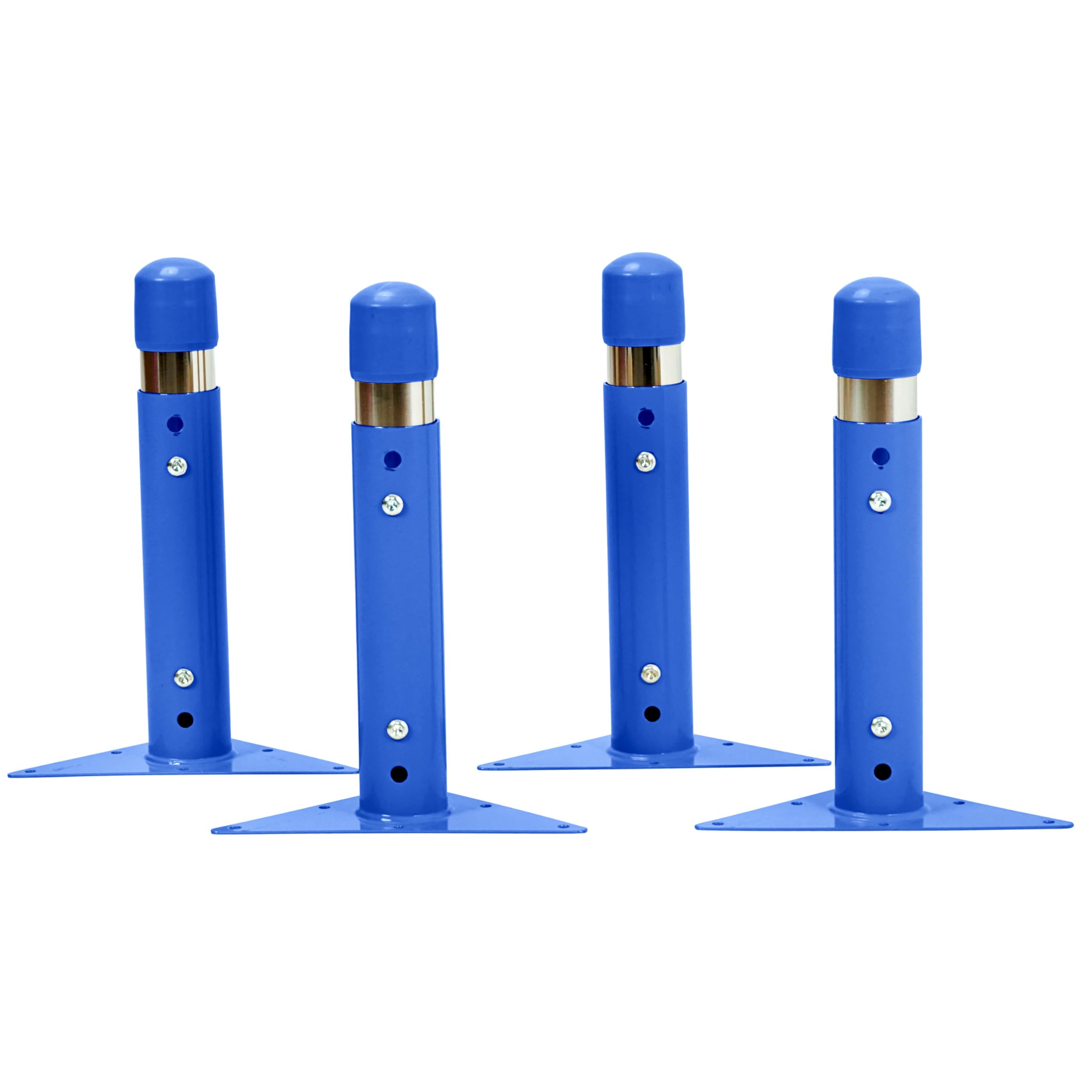 Factory Direct Partners Replacement Tiny Tot Daycare or Preschool Table Legs for FDP Activity Tables, Adjustable Height 12-18 inches, Includes Legs and Hardware ONLY (4-Pack) - Blue, 14648-BL