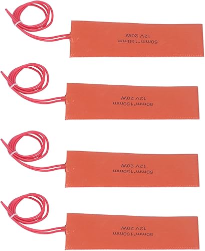 Almohadilla de calefacción, manta eléctrica calentada, 4 almohadillas de calefacción de goma de silicona, manta eléctrica de calentamiento,