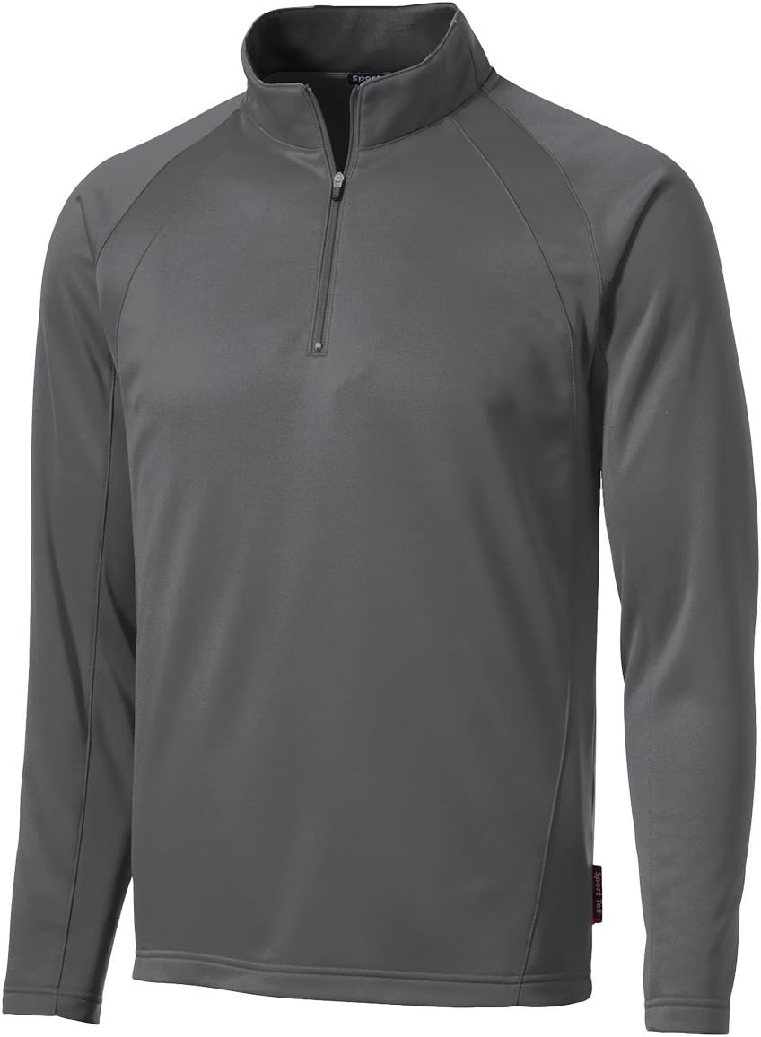 SPORT-TEK Unisex Sport-Wick Fleece Quarter Zip Pullover