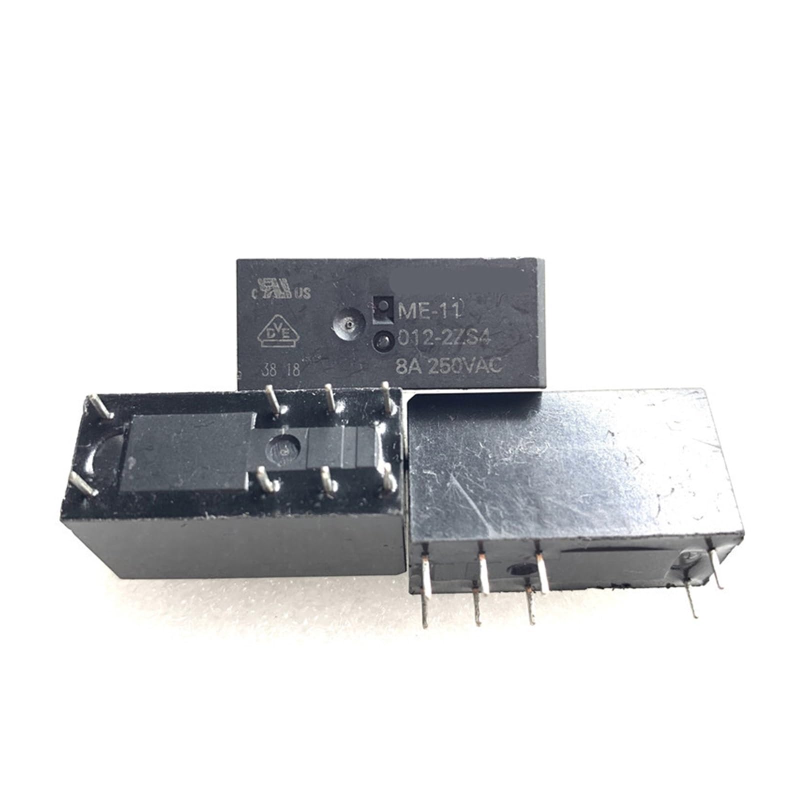 AARTERZZA 1pcs ME-11 012-2ZS Relay with 8 Pins
