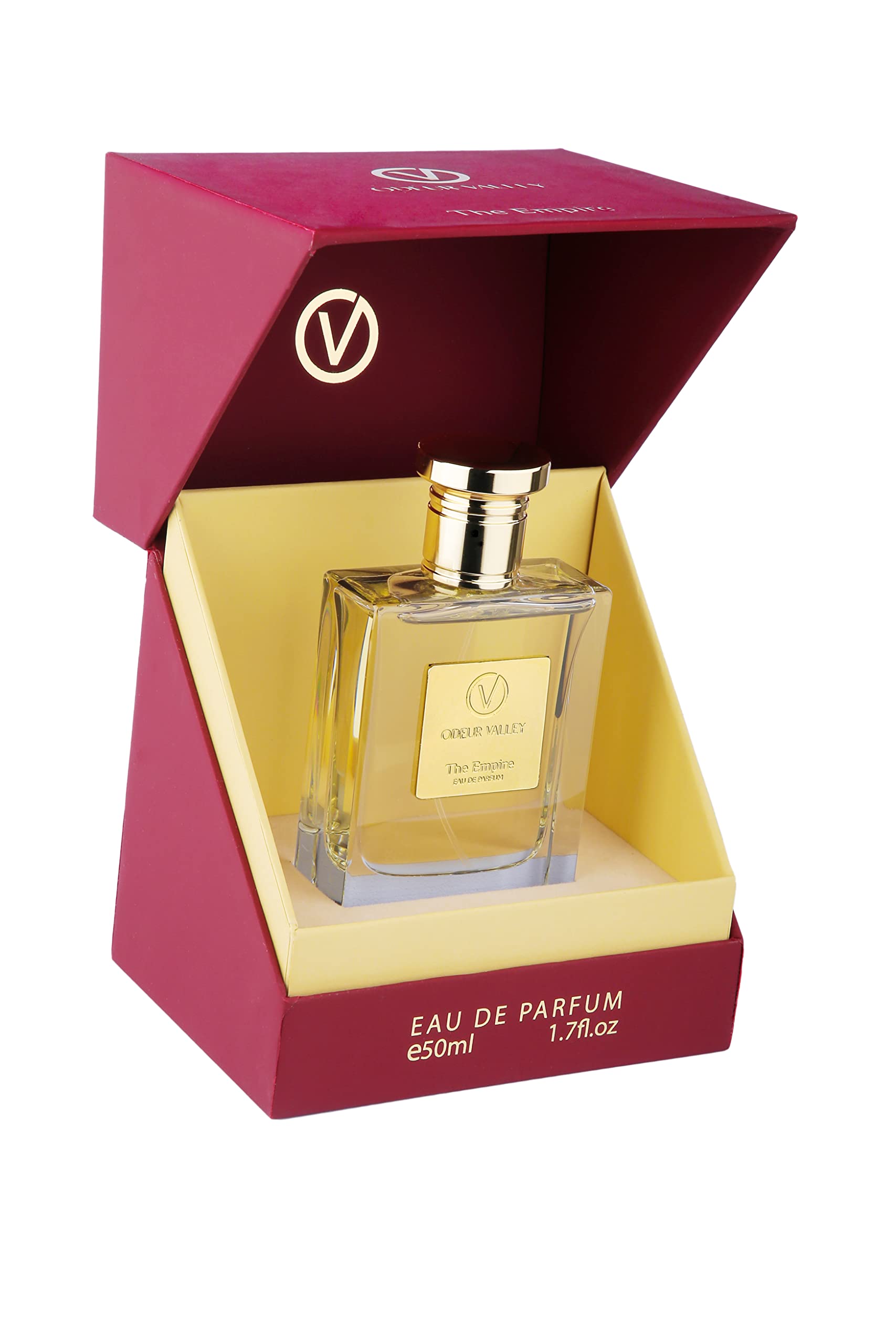 Odeur ValleyThe Empire Eau de perfume for Unisex, Men/Women, 50 ml, Long Lasting Fragrance, High Concentrated parfum, Sweet Fresh Floral Scent Premium Luxury Bottle/Box for Gift/Giveaways