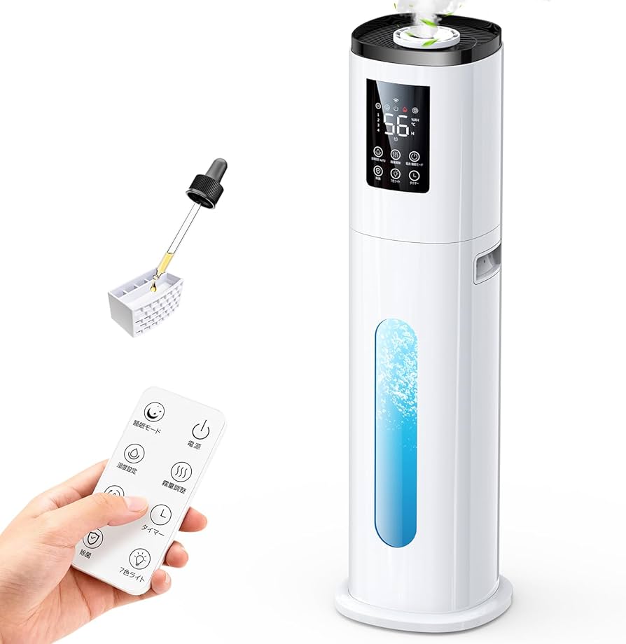 Amazon.co.jp: 加湿器 大容量 9L 【2025プレミアム新モデル・5重除菌