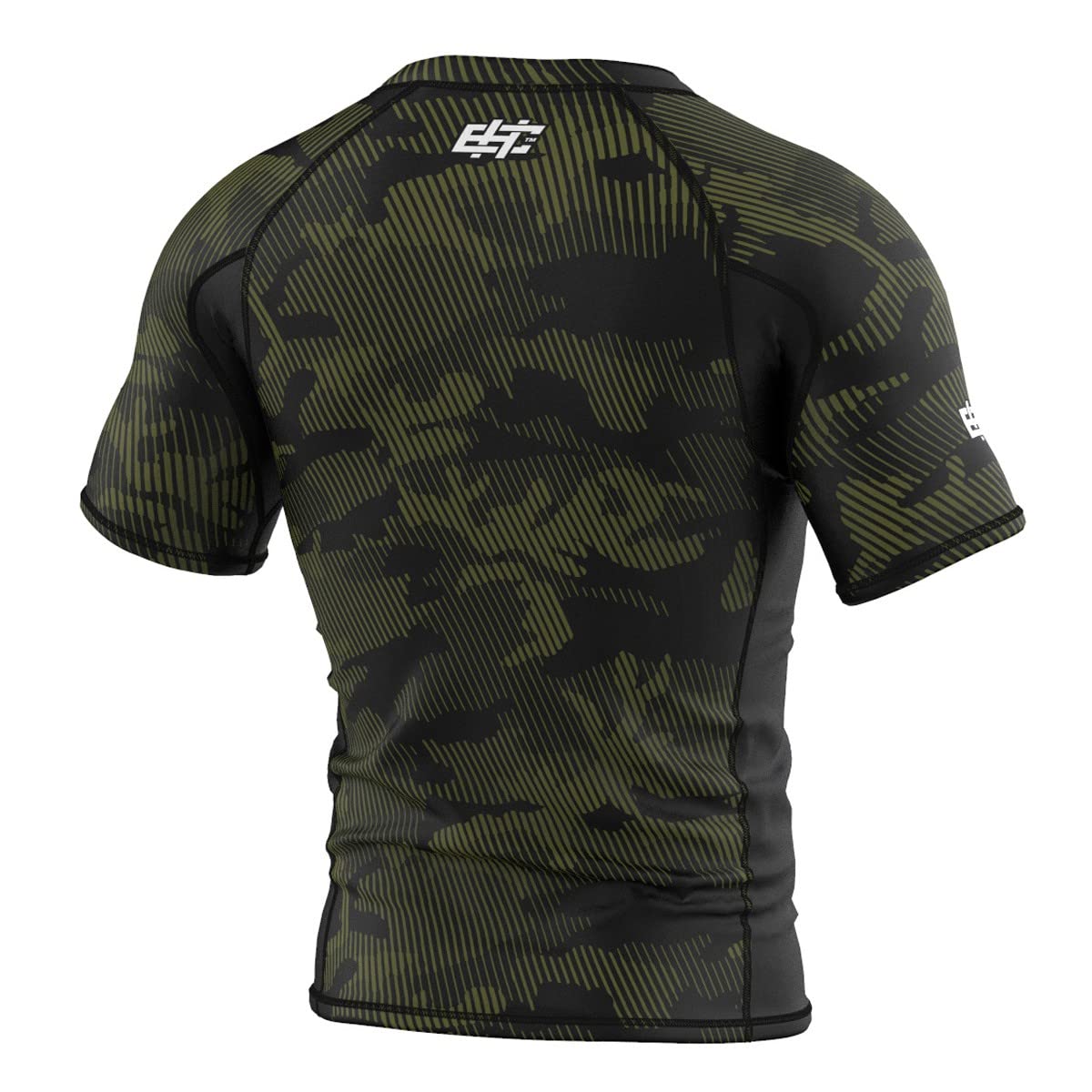 Rashguard Havoc, męski t-shirt sportowy, koszulka fitness, koszulka kompresyjna, koszulka z krótkim rękawem, koszulka funkcyjna, rozmiar 3XL, khaki
