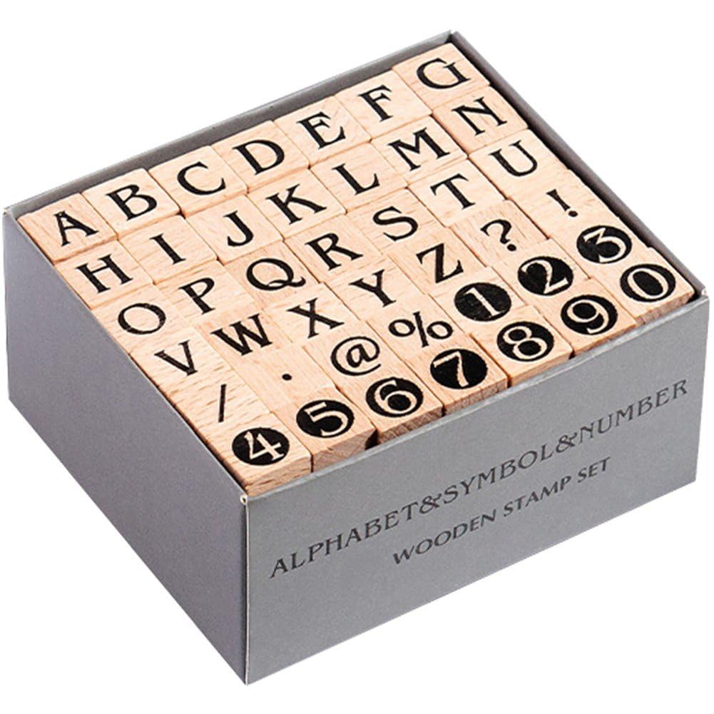 42 szt./zestaw drewniane różne znaczki cyfry litery figurki geometryczne znaczki vintage symbol znaczki zestaw do majsterkowania scrapbookingu