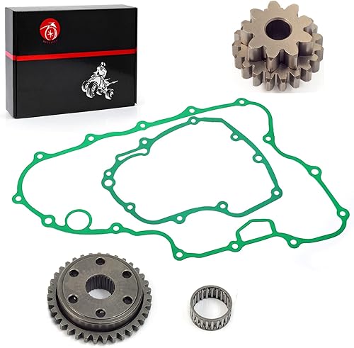 MOTO1988 Kit de embrague de arranque unidireccional y piñón accionado con engranaje reductor para Honda TRX 450ER TRX450ER 2006-2014 28120-HP1-602