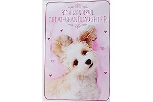 Great Granddaughter Easter Card with Lovely Maltipoo