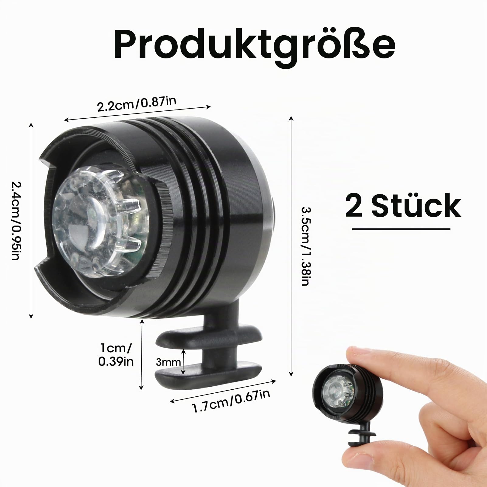 Scheinwerfer für Crocs, 2PCS lichter für Croc headlights Clogs Scheinwerfer IPX5 Wasserdichte Schuh Dekoration Scheinwerfer Croc mit 3 Lichtmodi für Nachtlaufen Joggen Camping Lesen Laufen