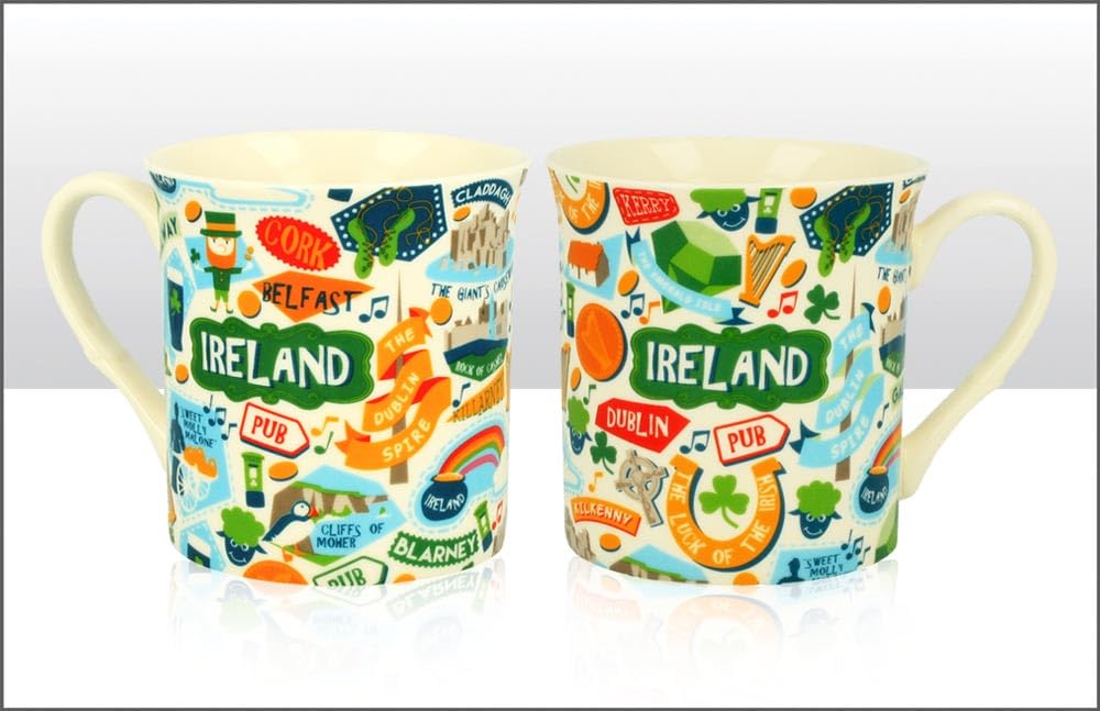 Elgate Vintage Ireland Regal Mug Cup Tea Coffee Souvenir Gift Ireland Landmarks St Patricks