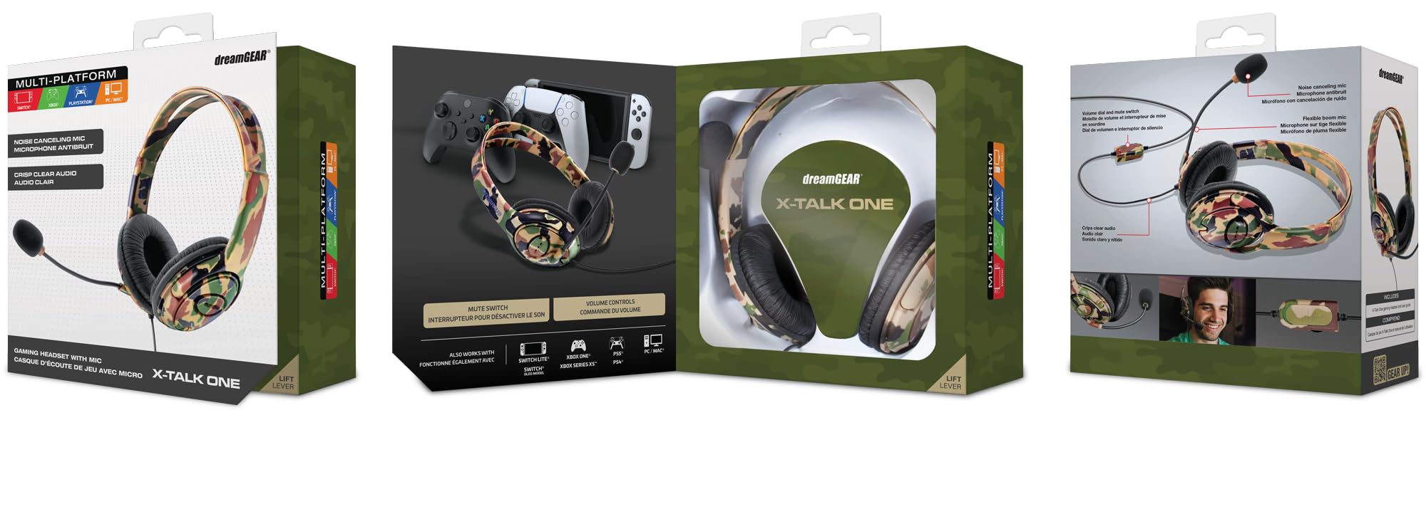 Amazon.co.jp: dreamGEAR X-TALKONE用 ゲーミングヘッドセット