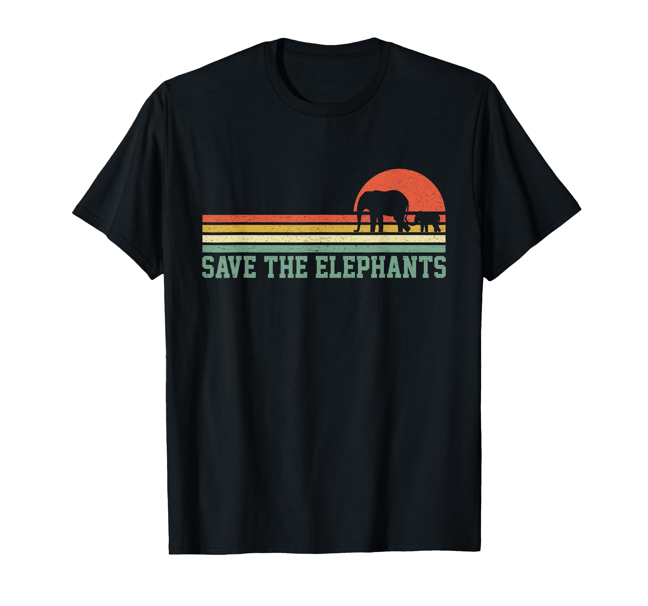 Save The Elephants T-Shirts Gift Save the EarthVintage Save The Elephants T Shirt Gift Elephants Lovers T-Shirt
