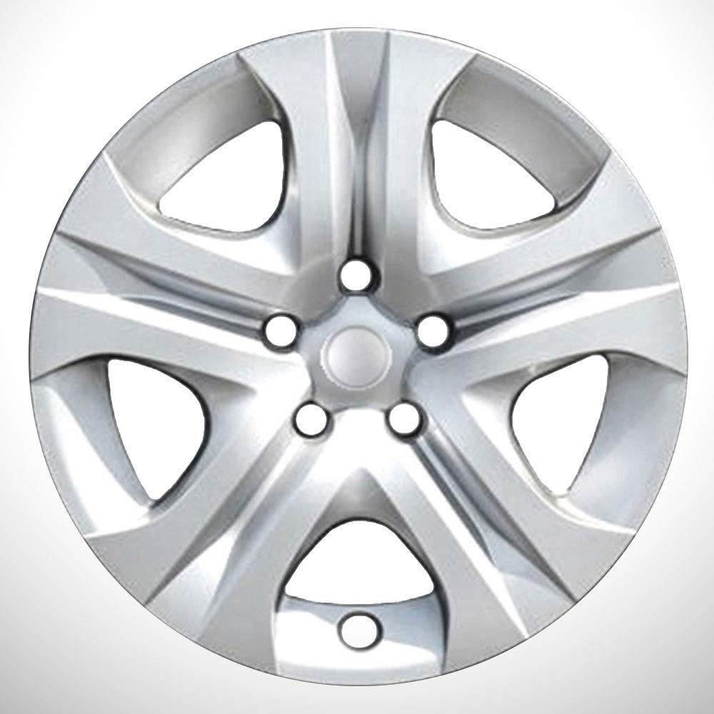 Elite Auto Chrome Silver 5 Spoke 17' Snap-On Wheel Covers fit for Toyota RAV4 LE 2013-2018