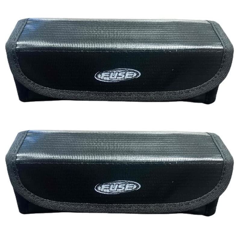 Hengfuntong-Elec Black Color Fireproof Lipo Guard Facs RC Battery Box 18.5X7.5X6CM 2pcs