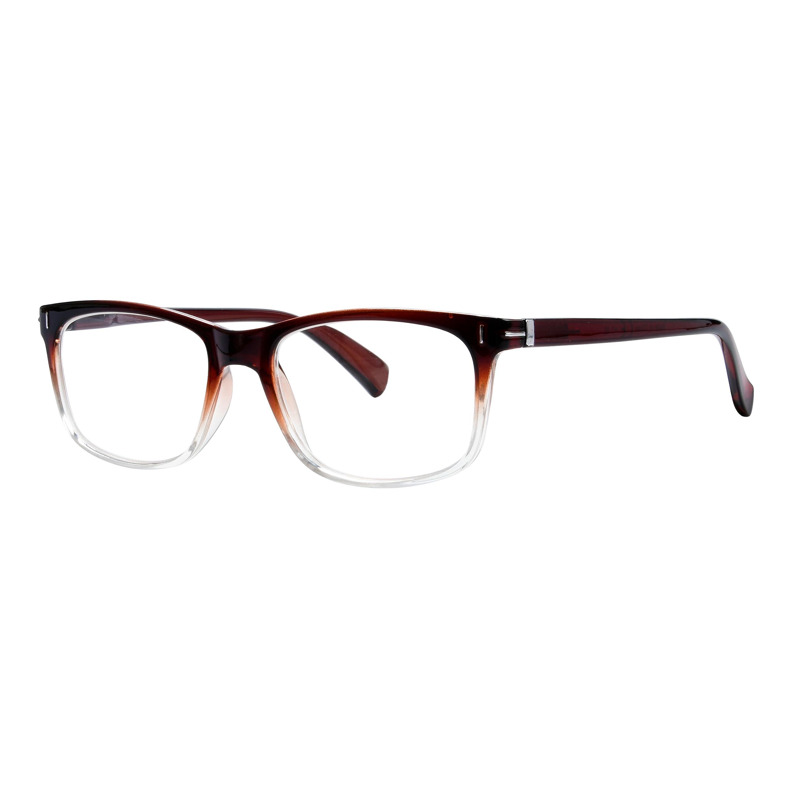 Eyekepper Gafas de lectura Moda Lentes de lectura Hombres Mujeres (Marrón, 0.50)