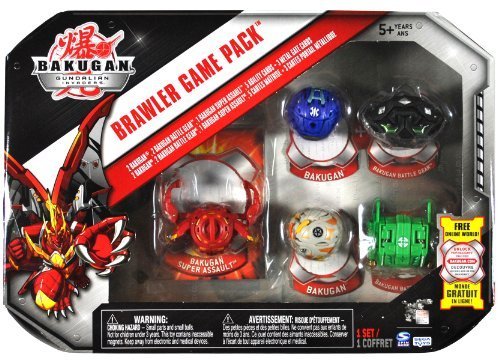 BAKUGAN Spin Master Year 2010 Gundalian Invaders Brawler Game 5 Pack Set #200... by Cover