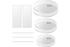 Boyun Acrylic Cake Disk Set: The Ultimate Cake Decorating Kit