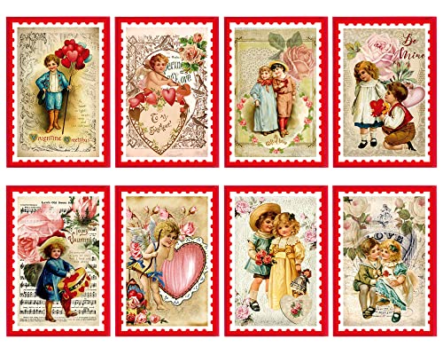 Cartes Saint-Valentin vintage pour exprimer votre amour sincère à votre âme sœur