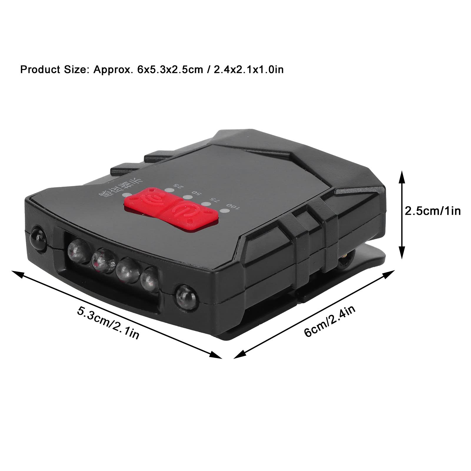 Lampe Frontale Rechargeable LED à Clipser – Avec Capteur De Mouvement, Neuve