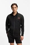 HUGO Men's Laze Zip Jacket 10261152 01 Loungewear jacket - 4