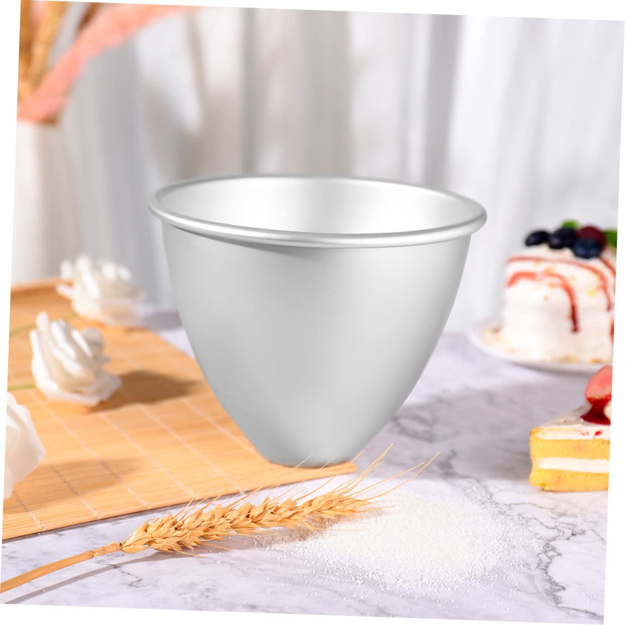 TOPBATHY 6pezzi Per Per Cheesecake Molds Creativi Per Utensili Per Pasticcerie e Te Design Antiadente