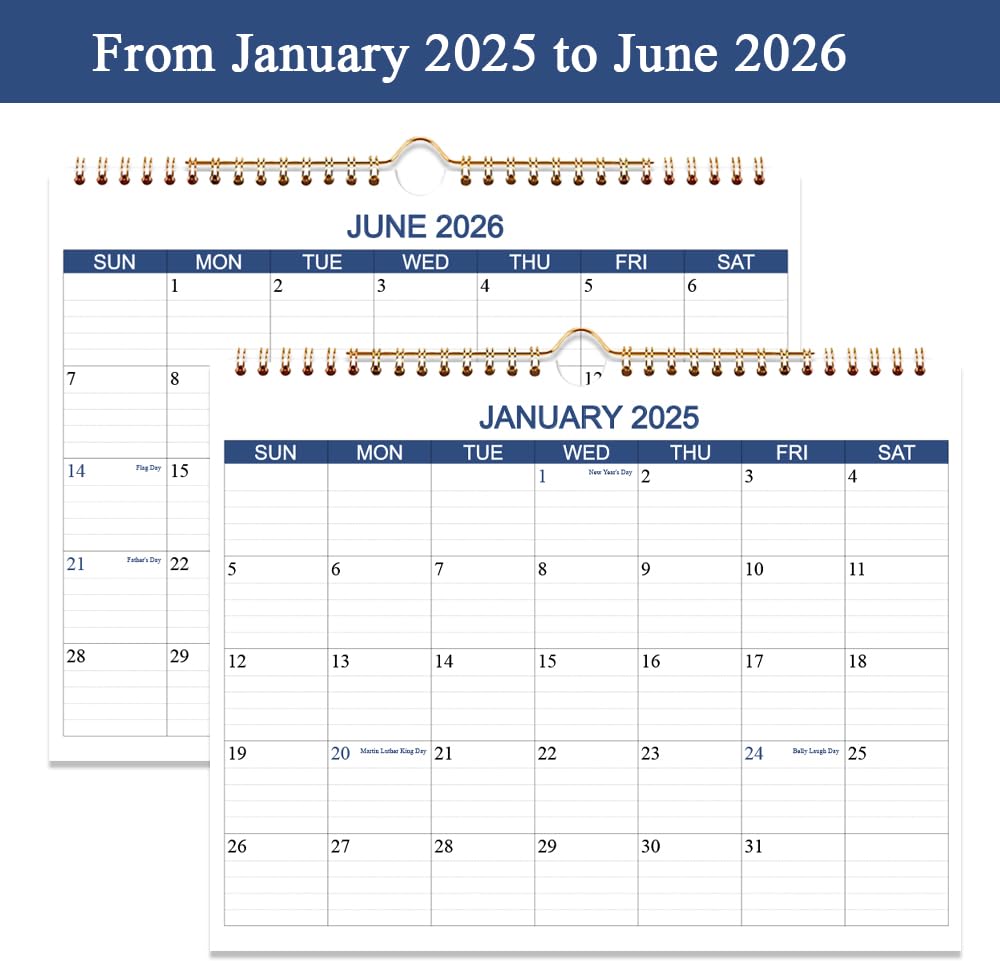 Calendar 2025-2026, Wall Calendar 2025-2026 from Aug 2025 to Dec 2026, 17 Monthly Calendar - Image 4