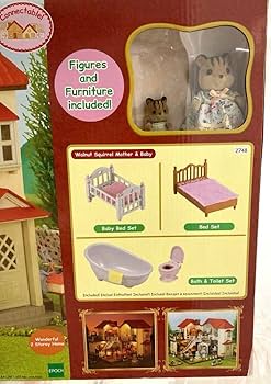 シルバニアファミリー　あかりの灯る大きなお家　ギフトセット Amazon.co.jp: シルバニアファミリー お家 あかりの灯る大きな