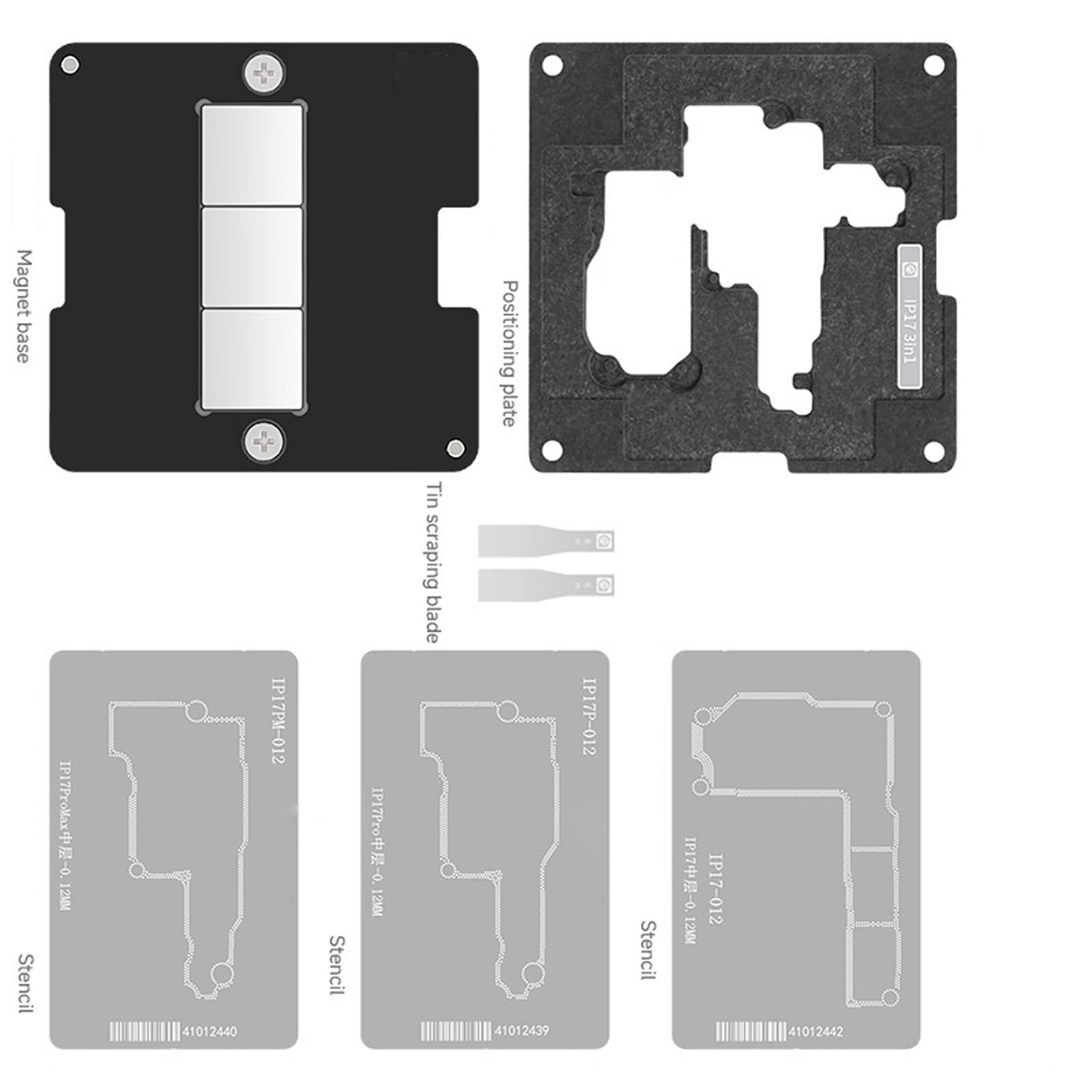 Outil de fixation en maille d'acier IPX17 durable pour téléphone 17Air