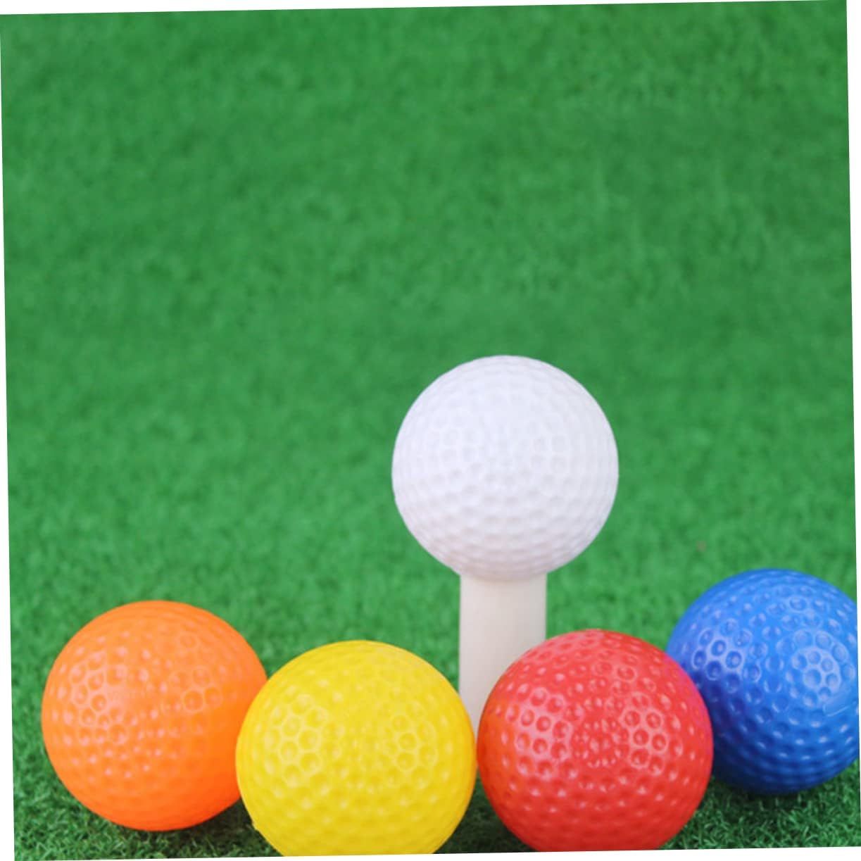22pcs Blitz Balls Non-Porous Practice Balls Soft Lightweight for Indoor Swing Practice Random Color