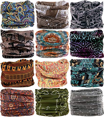 VANCROWN Neck Gaiter Headband Headwear Head Wrap Face Mask Magic Scarf Bandana for Men and Women product thumbnail 19