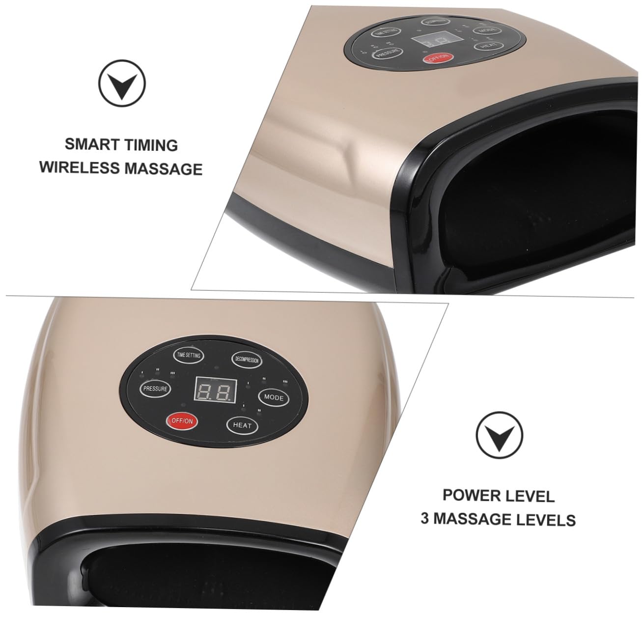Fingergelenk Massagegerät 6w 2200mah aus Kunststoff, Gold