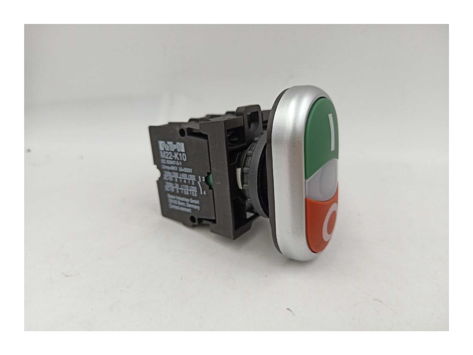 1 Pulsante Illuminato a Doppia Posizione M22-DDL-GR-X1/X0(Without Lights)