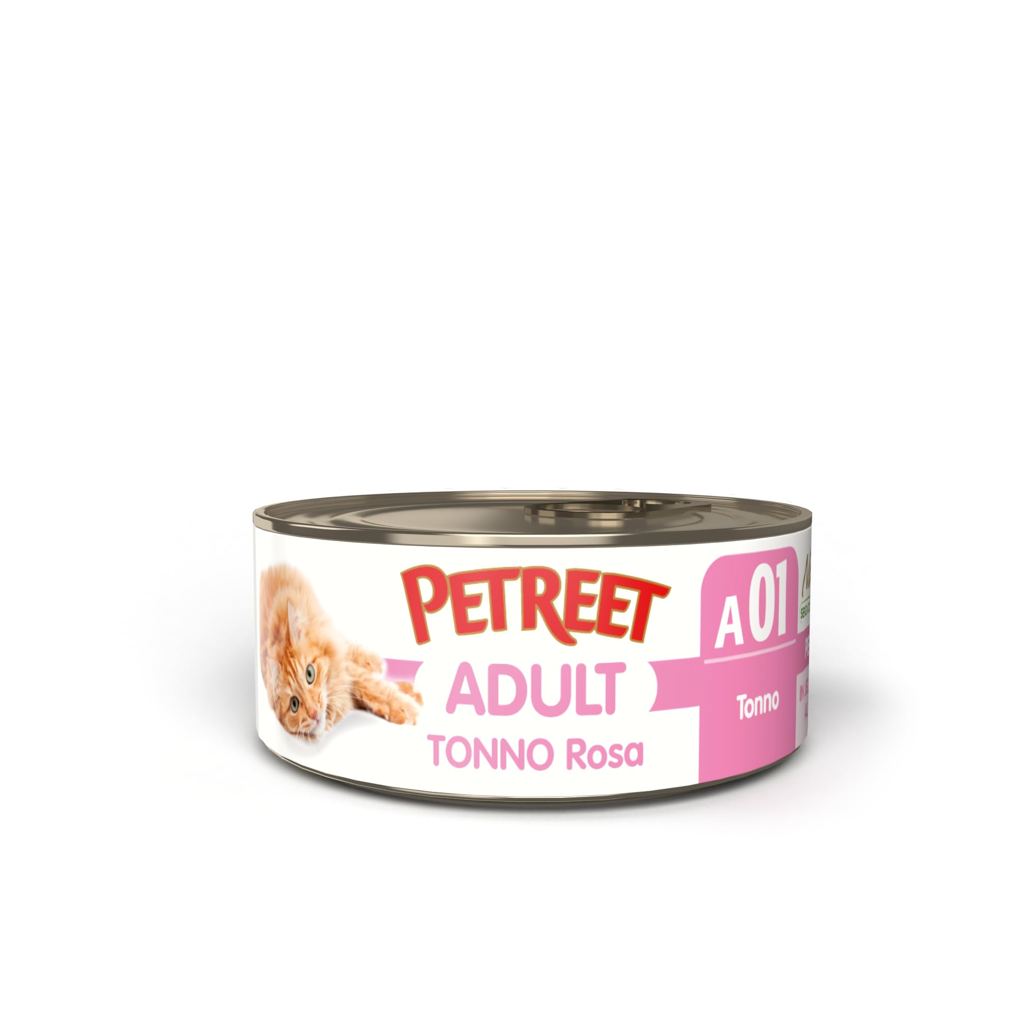 Petreet Natura Tonno Rosa - Confez. da 48 pezzi x 70 gr