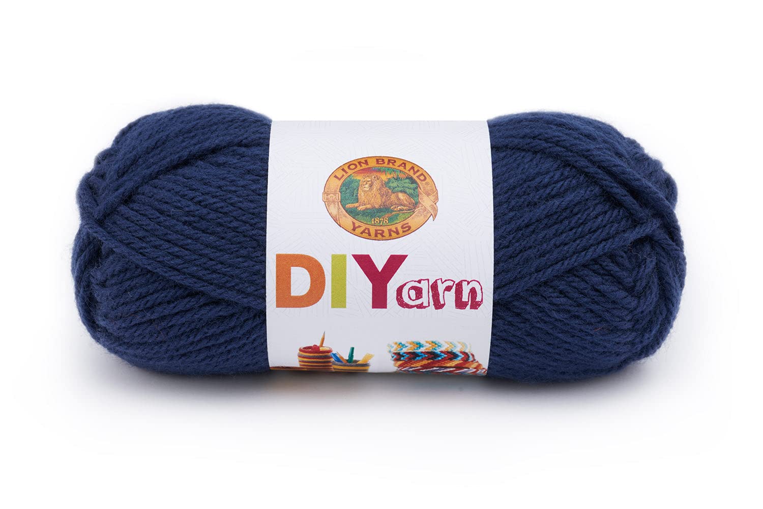 Lion DIYarn Navy fil à tricoter bleu marine pour amigurumi et crochet