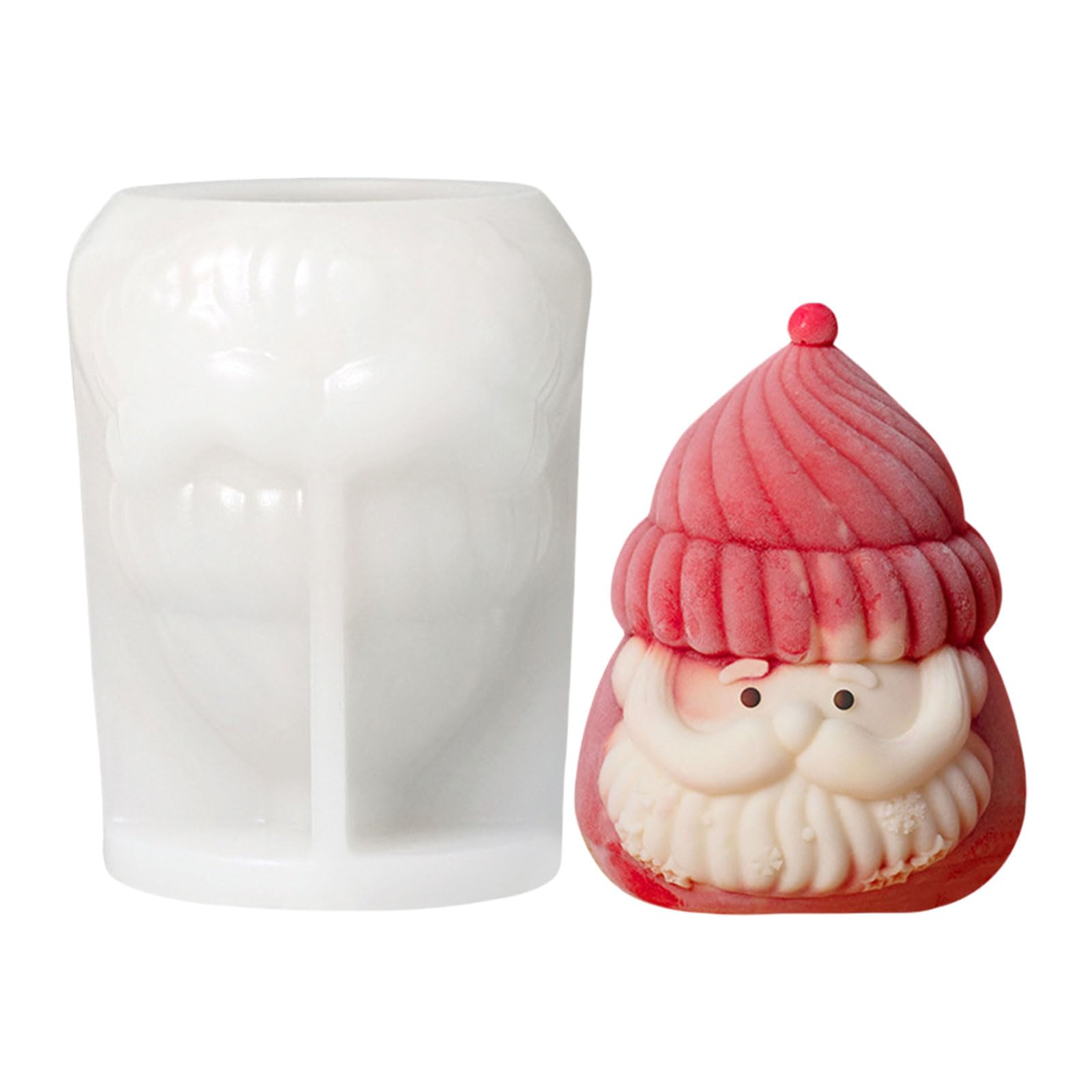 Xinsheinelry Christmas Santa Silicone Molds Nonstick Mousses Cake Molds Cake Decorating Tool for Truffles Cheesecakes Easily to Clean Chocolate Mold Nonstick Baking Tool Easily to Clean